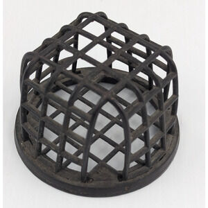 Vintage The Dazey Flower Holder Frog Cage Metal 3.25” X 2”